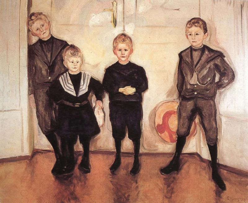 Edvard Munch Doctor Lide-s Children oil painting picture